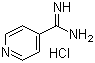 structure of CAS# 6345-27-3, Pyridine-4-carboximidamide hydrochloride;4-Amidinopyridine hydrochloride