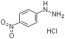 4-硝基苯肼盐酸盐分子结构 (CAS 636-99-7)