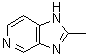structure of CAS# 63604-59-1, 2-Methyl-1H-imidazo[4,5-c]pyridine;NSC 648928