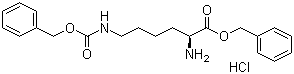 N6-Cbz-L-Lysine benzyl ester hydrochloride molecular structure (CAS 6366-70-7)
