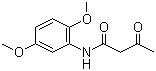 structure of CAS# 6375-27-5, 2,5-Dimethoxyacetoacetanilide;Acetoacet-2',5'-dimethoxyanilide