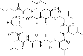 Cyclosporin B molecular structure (CAS 63775-95-1)