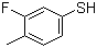 结构式 CAS# 64359-35-9, 3-氟-4-甲基苯硫酚