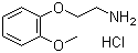 2-(2-Methoxyphenoxy)ethylamine hydrochloride  molecular structure (CAS 64464-07-9)
