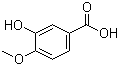 3-Hydroxy-4-methoxybenzoic acid molecular structure (CAS 645-08-9)