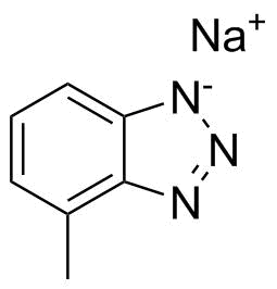 Tolytriazole sodium salt molecular structure (CAS 64665-57-2)