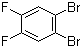 结构式 CAS# 64695-78-9, 1,2-二溴-4,5-二氟苯