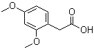 2,4-Dimethoxyphenylacetic acid molecular structure (CAS 6496-89-5)