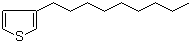 3-Nonylthiophene molecular structure (CAS 65016-63-9)