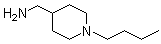 结构式 CAS# 65017-57-4, 1-丁基-4-哌啶甲胺