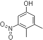 3,4-二甲基-5-硝基苯酚分子结构 (CAS 65151-58-8)