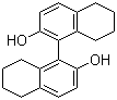 结构式 CAS# 65355-14-8, (R)-5,5',6,6',7,7',8,8'-八氢-1,1'-联萘-2-酚