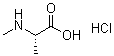 N-Methyl-L-alanine hydrochloride molecular structure (CAS 65672-32-4)