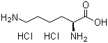 L-赖氨酸盐酸盐分子结构 (CAS 657-26-1)