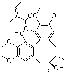 Angeloylgomisin H molecular structure (CAS 66056-22-2)