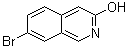 结构式 CAS# 662139-46-0, 7-溴-3-羟基异喹啉
