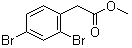 2,4-Dibromobenzeneacetic acid methyl ester molecular structure (CAS 66247-65-2)