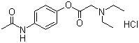 Propacetamol hydrochloride molecular structure (CAS 66532-86-3)