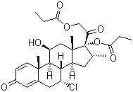 结构式 CAS# 66734-13-2, 阿氯米松双丙酸酯