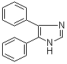 结构式 CAS# 668-94-0, 4,5-二苯基-1H-咪唑