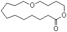 结构式 CAS# 6707-60-4, 麝香-105; 麝香 R-1; 麝香内酯; 12-十六氧杂内酯