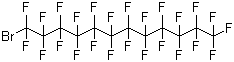 结构式 CAS# 67193-90-2, 全氟十二烷基溴; 1-溴全氟十二烷