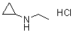 结构式 CAS# 672302-35-1, N-乙基环丙胺盐酸盐