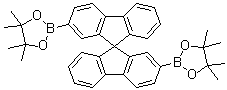 结构式 CAS# 676168-63-1, 2,2'-(9,9'-螺双[9H-芴]-2,2'-二基)双[4,4,5,5-四甲基-1,3,2-二氧硼杂环戊烷]