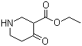 结构式 CAS# 67848-59-3, 4-氧代-3-哌啶甲酸乙酯