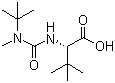 structure of CAS# 681809-31-4, (S)-2-(3-tert-Butyl-3-methylureido)-3,3-dimethylbutanoic acid