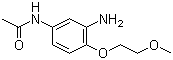 3-Amino-4-methoxyethoxyacetanilide molecular structure (CAS 68385-79-5)
