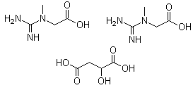 Creatine malate molecular structure (CAS 686351-75-7)