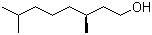 结构式 CAS# 68680-98-8, (S)-3,7-二甲基辛烷-1-醇