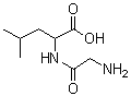 Glycyl-DL-leucine molecular structure (CAS 688-14-2)