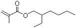 结构式 CAS# 688-84-6, 甲基丙烯酸 2-乙基己酯