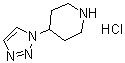 4-(1H-1,2,3-Triazol-1-yl)piperidine monohydrochloride molecular structure (CAS 690261-88-2)