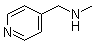 4-(Methylaminomethyl)pyridine molecular structure (CAS 6971-44-4)