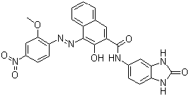 Pigment Red 171 molecular structure (CAS 6985-95-1)