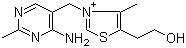 Thiamine ion molecular structure (CAS 70-16-6)