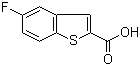 结构式 CAS# 70060-13-8, 5-氟苯并[b]噻吩-2-羧酸