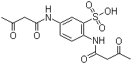 2,5-Bis[(1,3-dioxobutyl)amino]benzenesulfonic acid molecular structure (CAS 70185-87-4)