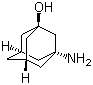 3-Amino-1-hydroxyadamantane molecular structure (CAS 702-82-9)
