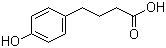 结构式 CAS# 7021-11-6, 4-(4-羟基苯基)丁酸