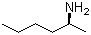 结构式 CAS# 70492-67-0, (S)-2-己基胺; (S)-2-己胺