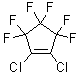 1,2-二氯-3,3,4,4,5,5-六氟环戊烯分子结构 (CAS 706-79-6)