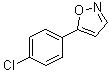 structure of CAS# 7064-32-6, 5-(4-Chlorophenyl)isoxazole