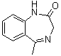 1,3-Dihydro-5-methyl-2H-1,4-benzodiazepin-2-one molecular structure (CAS 70656-87-0)