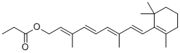 结构式 CAS# 7069-42-3, 视黄醇丙酸酯