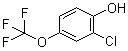 2-Chloro-4-(trifluoromethoxy)phenol molecular structure (CAS 70783-75-4)