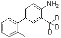 2'-Methyl-3-(methyl-d<sub>3</sub>)-[1,1'-biphenyl]-4-amine molecular structure (CAS 70786-75-3)
